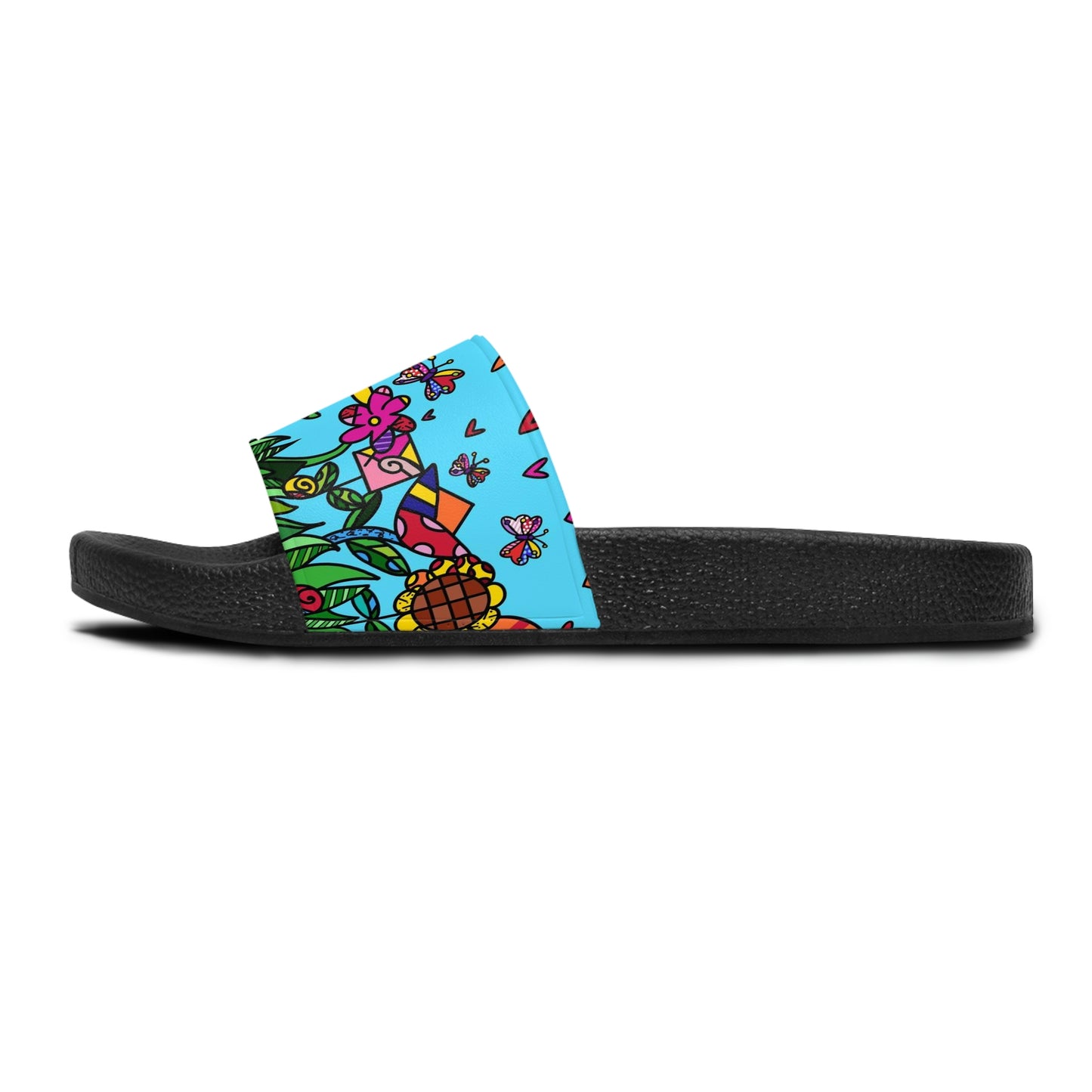 Flowers Women's Slide Sandals