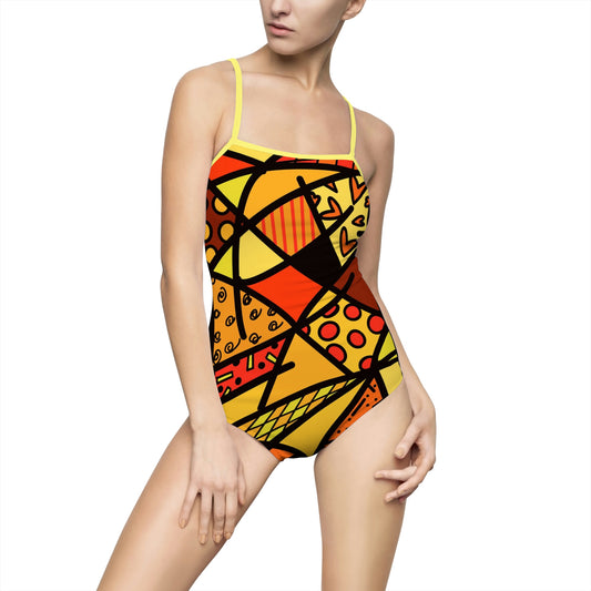 Shades of Color Women's One-piece Swimsuit