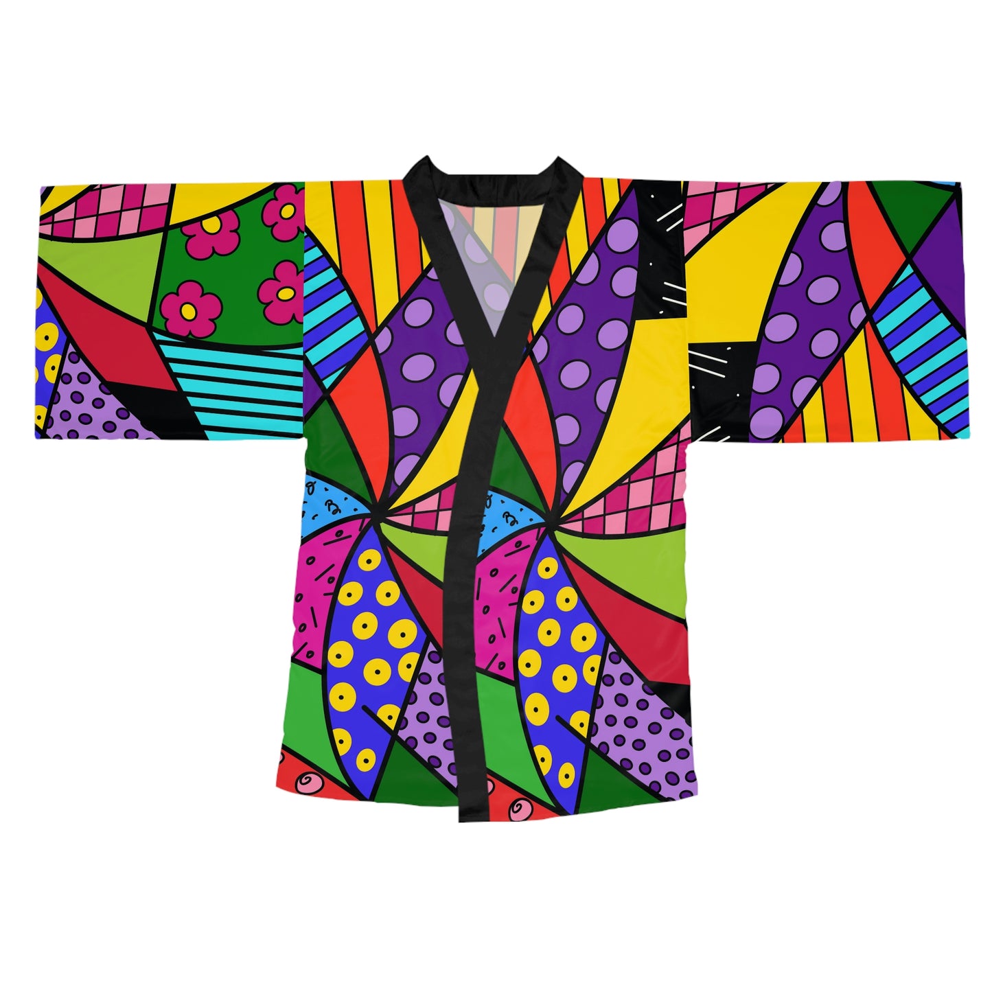 Africa Long Sleeve Kimono Robe