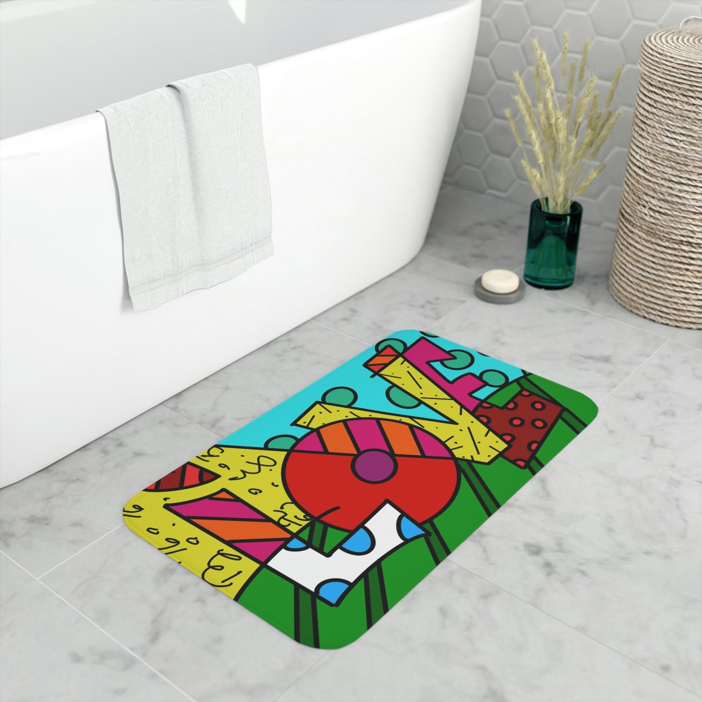 Love Memory Foam Bath Mat