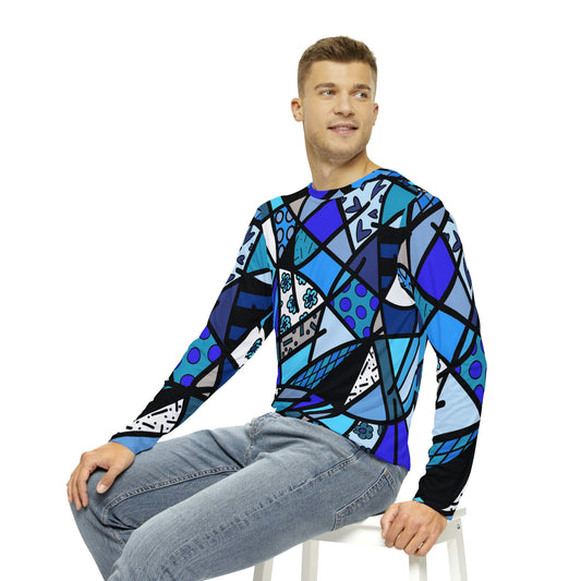 Shades of Color Men's Long Sleeve AOP Shirt