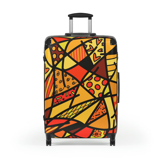 Shades of Color Suitcases