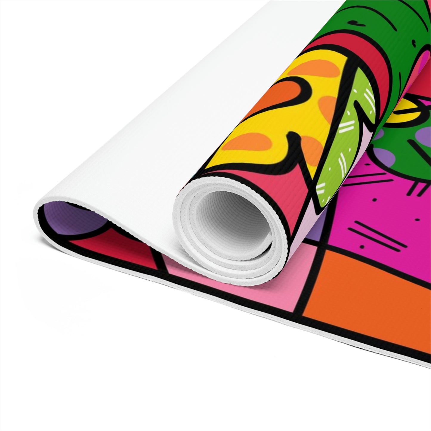 Flowers Foam Yoga Mat