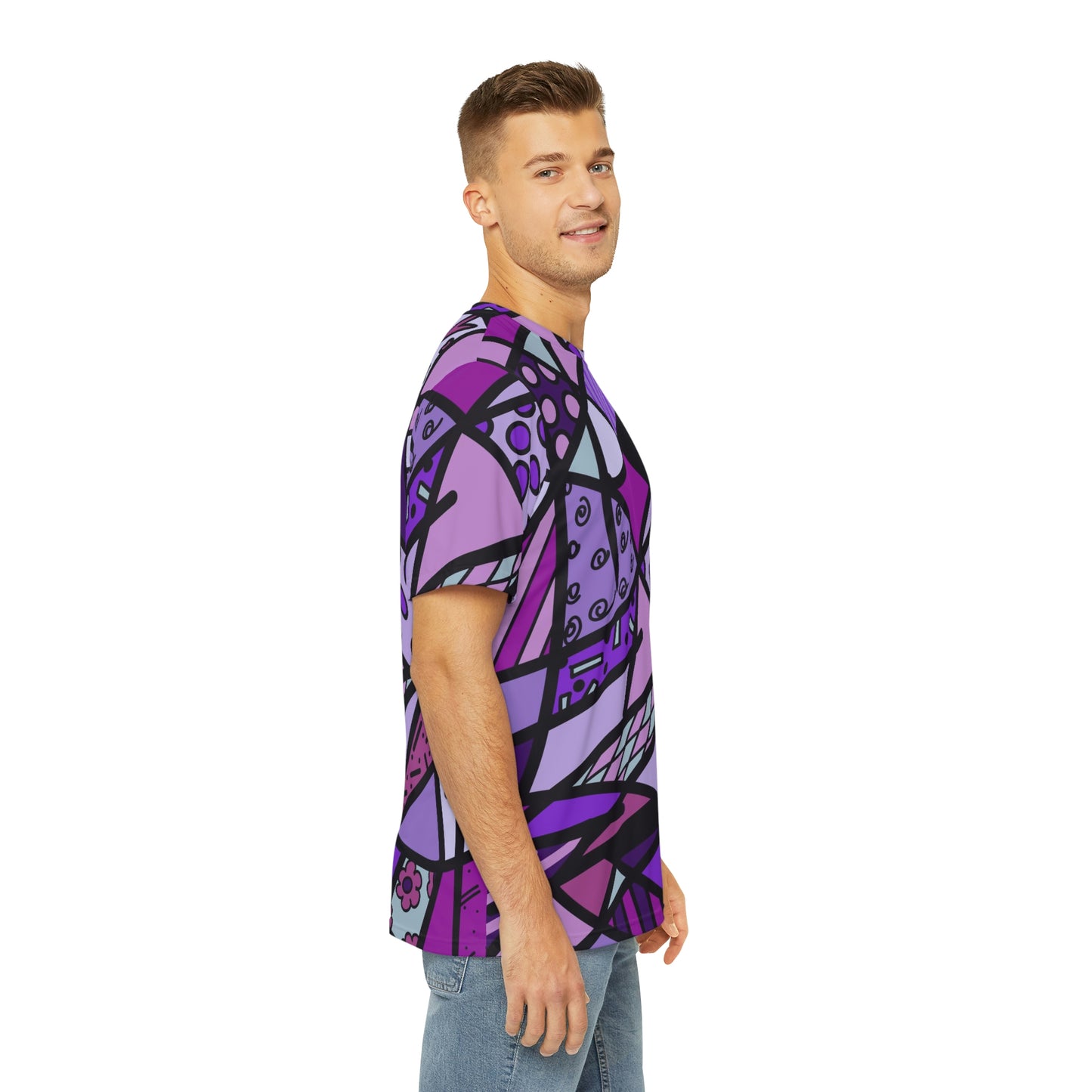 Shades of Color Men's Polyester Tee