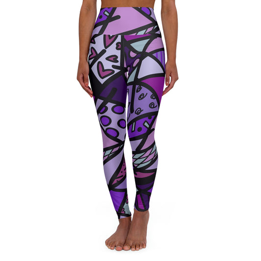 Shades of Color High Waisted Yoga Leggings