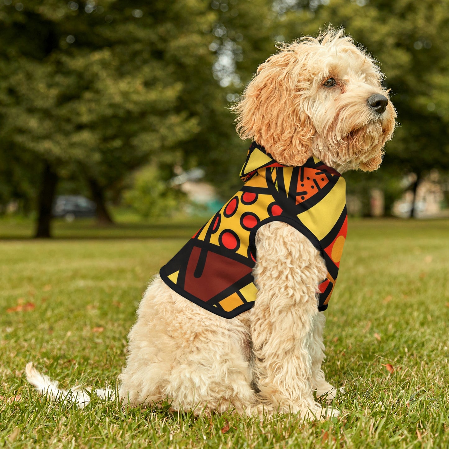 Shades of Color Dog Hoodie