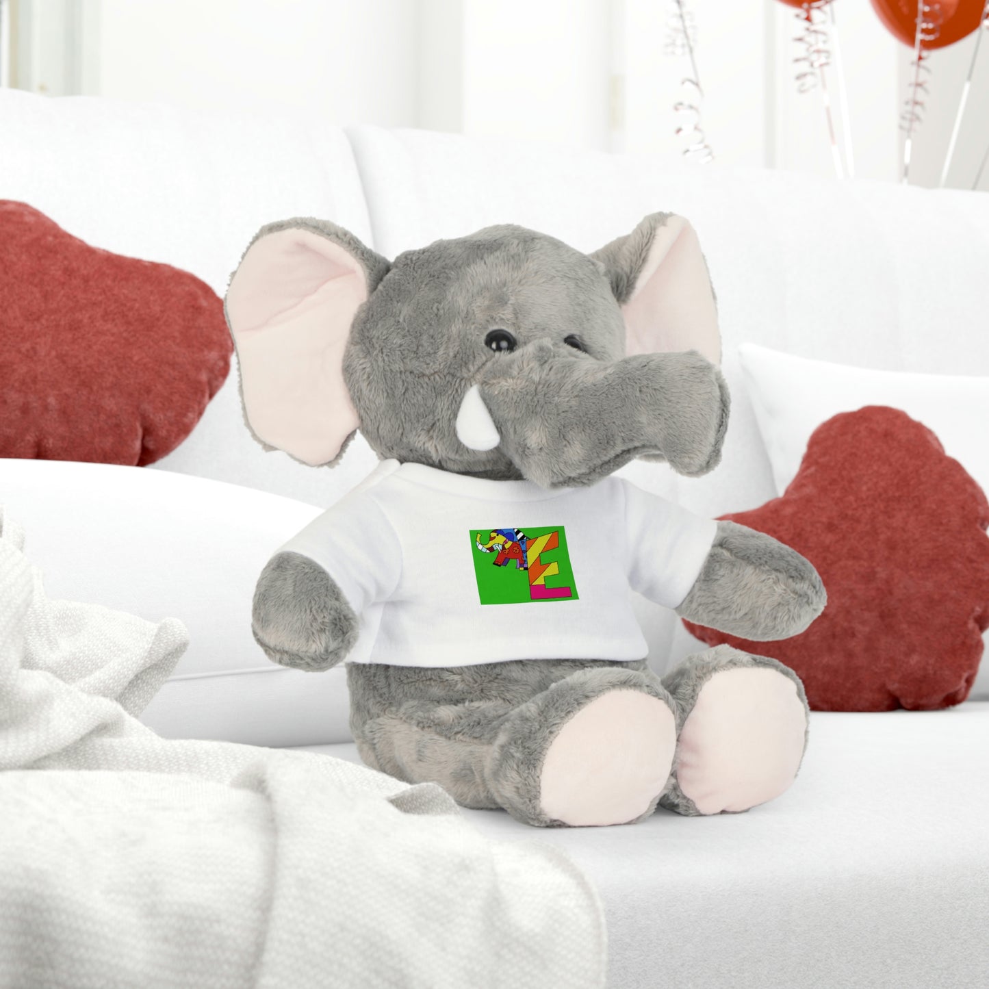 Elephant Plush Toy with T-Shirt