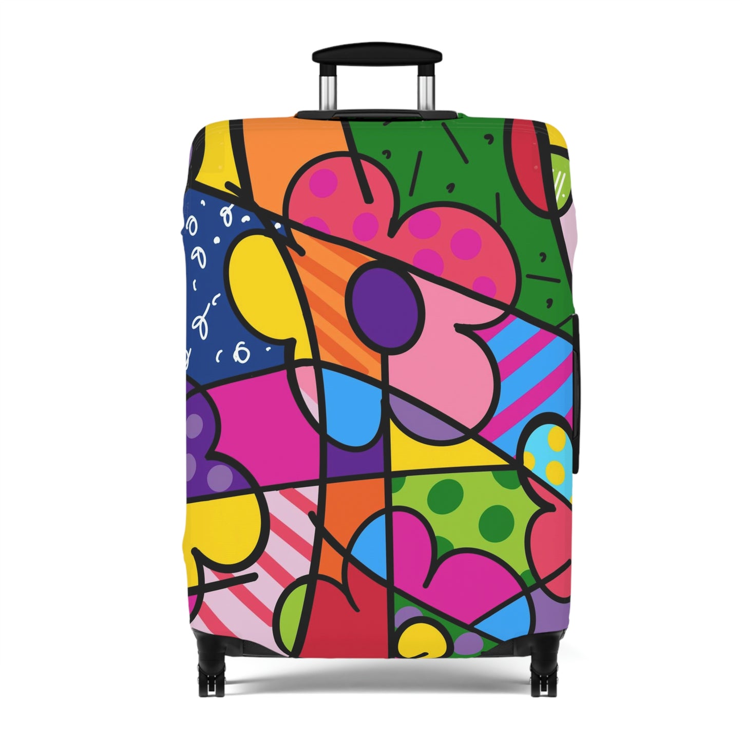 Flowers Luggage Cover