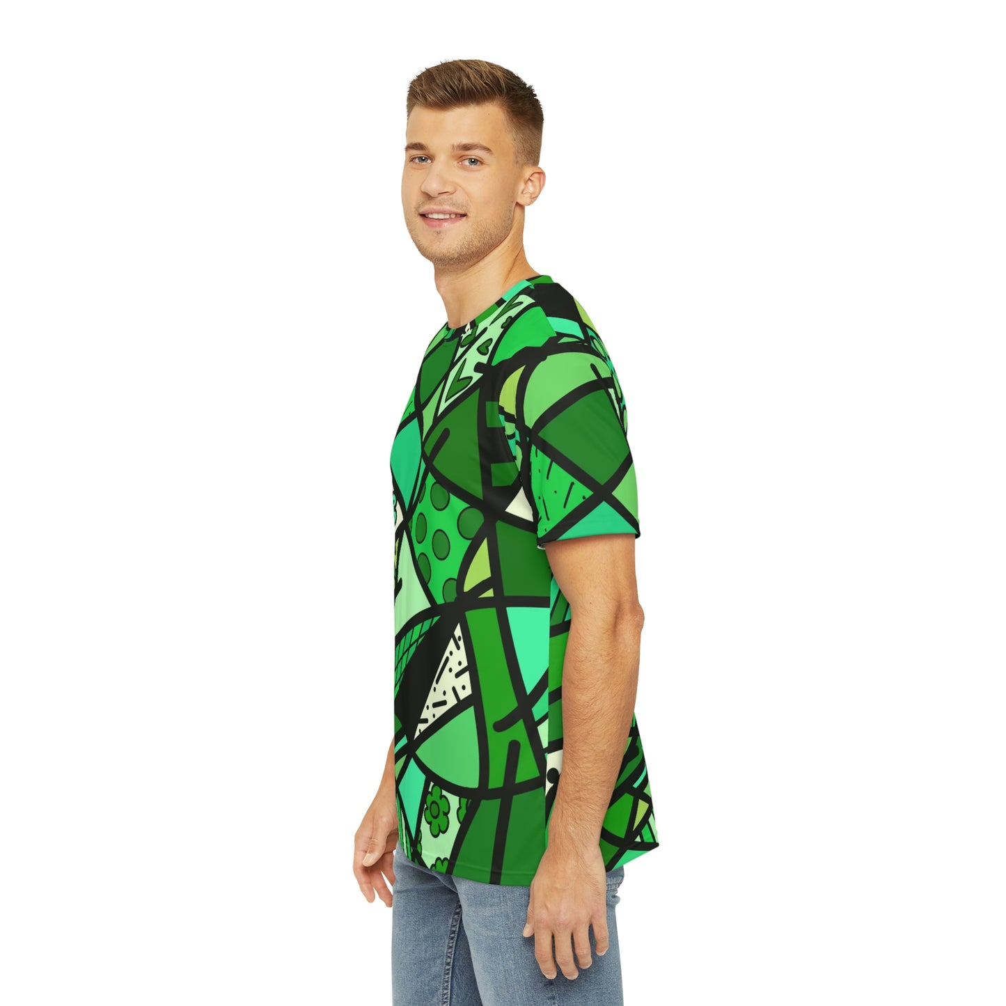 Shades of Color Men's Polyester Tee