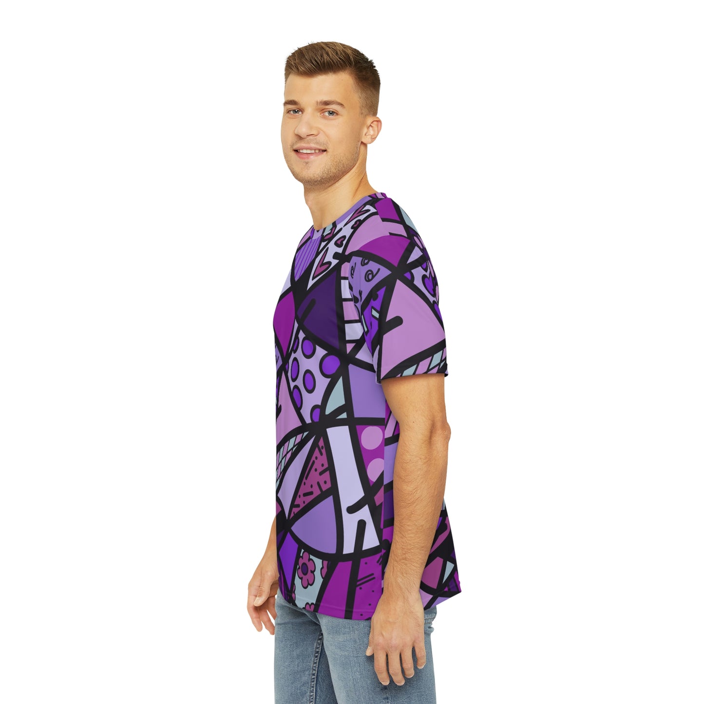 Shades of Color Men's Polyester Tee