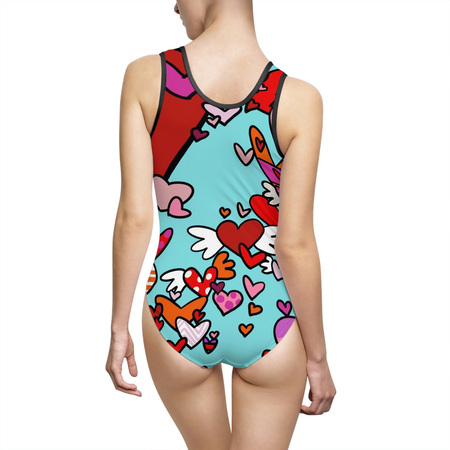 Love Women's Classic One-Piece Swimsuit