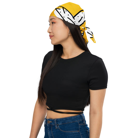 Lovely Yellow All-over print bandana