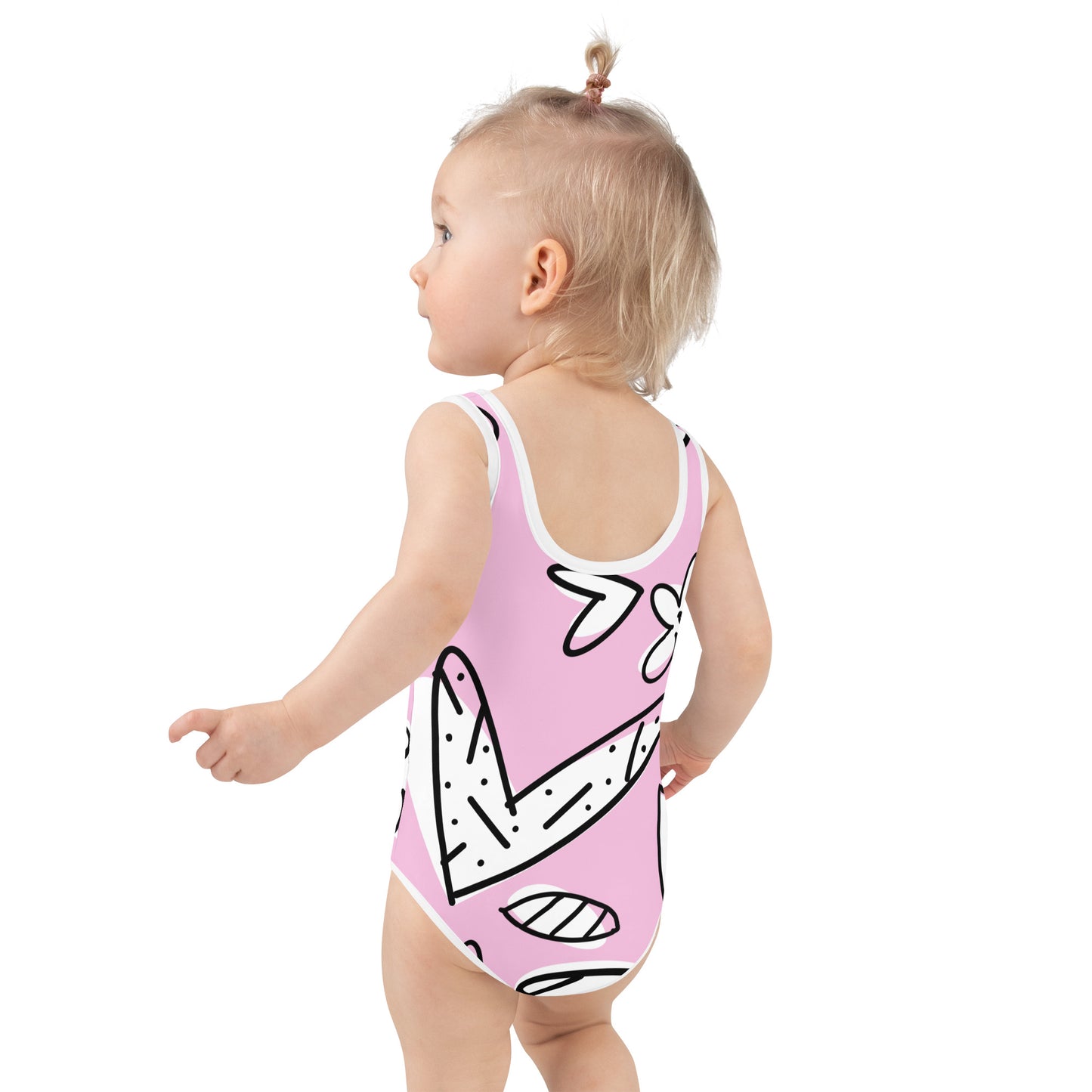 Lovely Pink Kids Swimsuit