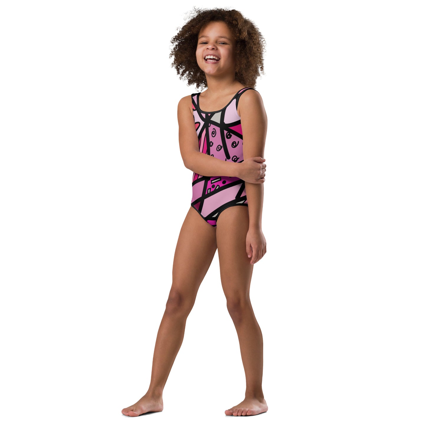 Shades of Color Kids Swimsuit