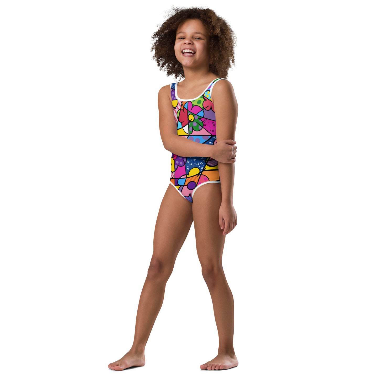 Flowers Kids Swimsuit