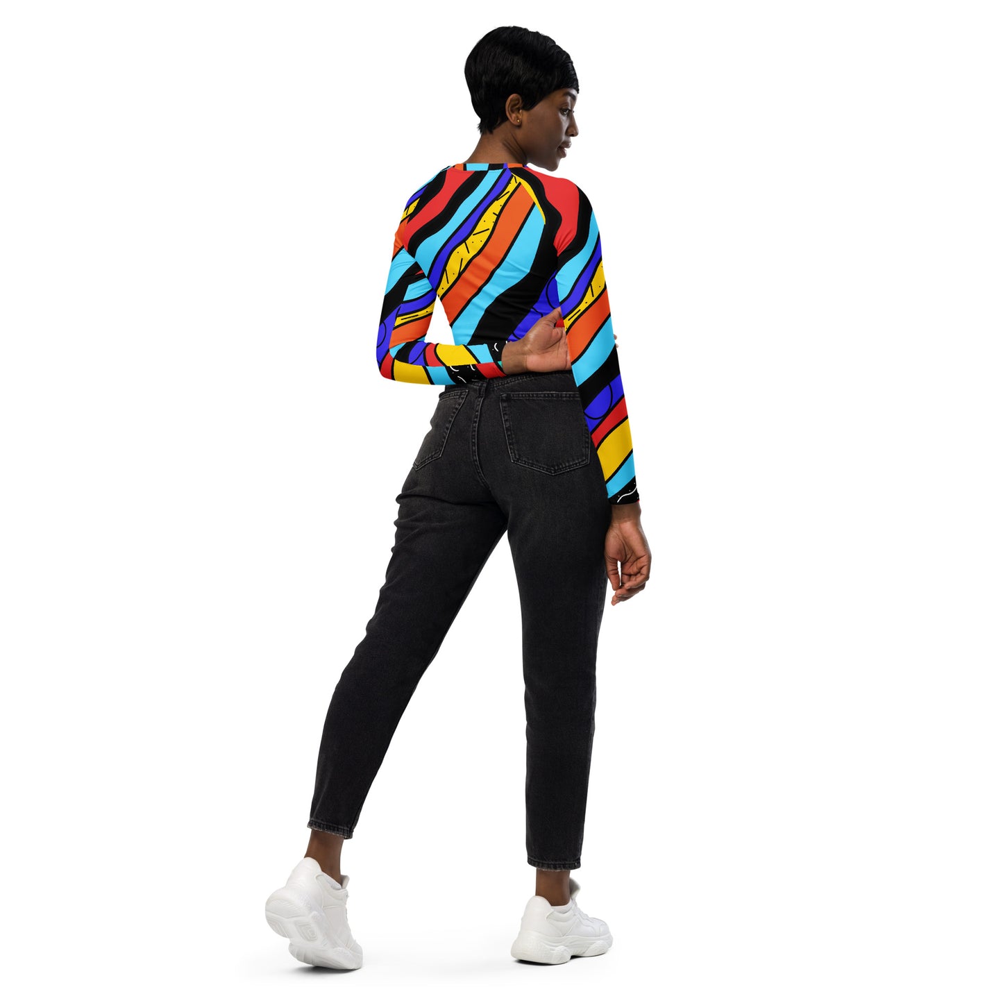 Vibe Recycled long-sleeve crop top