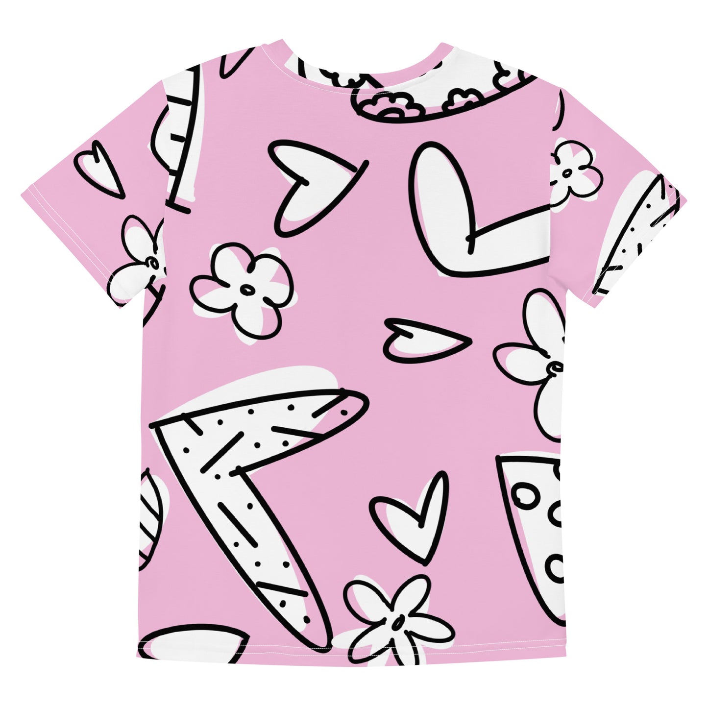 Lovely Pink Youth crew neck t-shirt