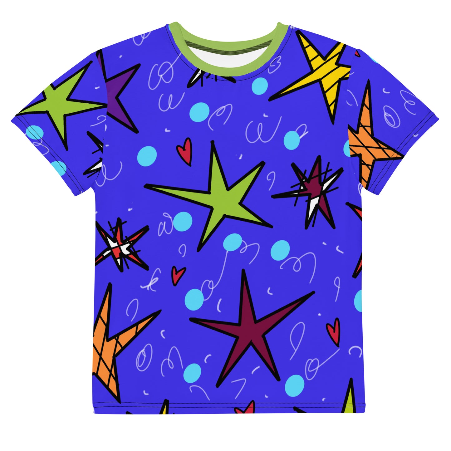 Stars Youth crew neck t-shirt