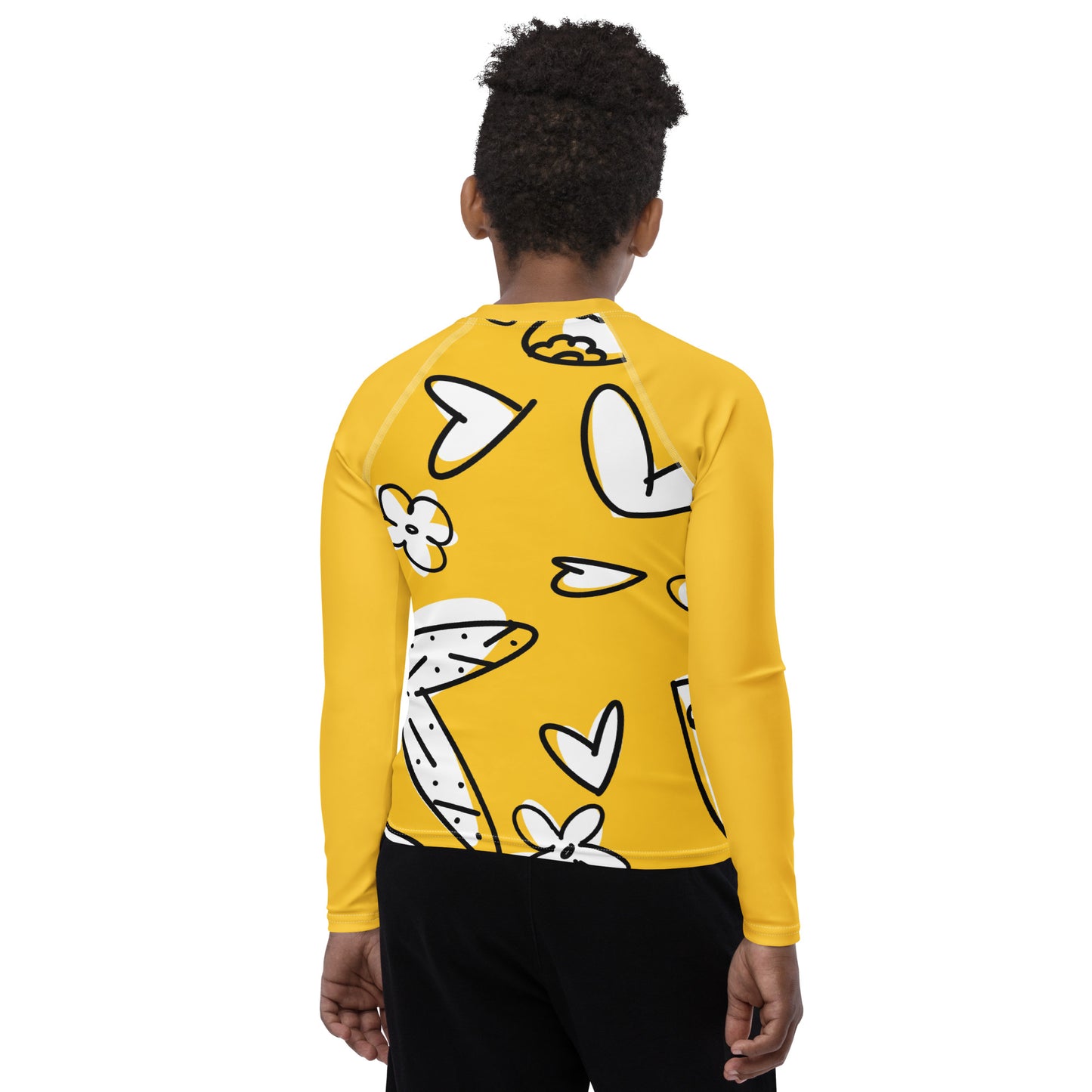 Yellow Youth Rash Guard