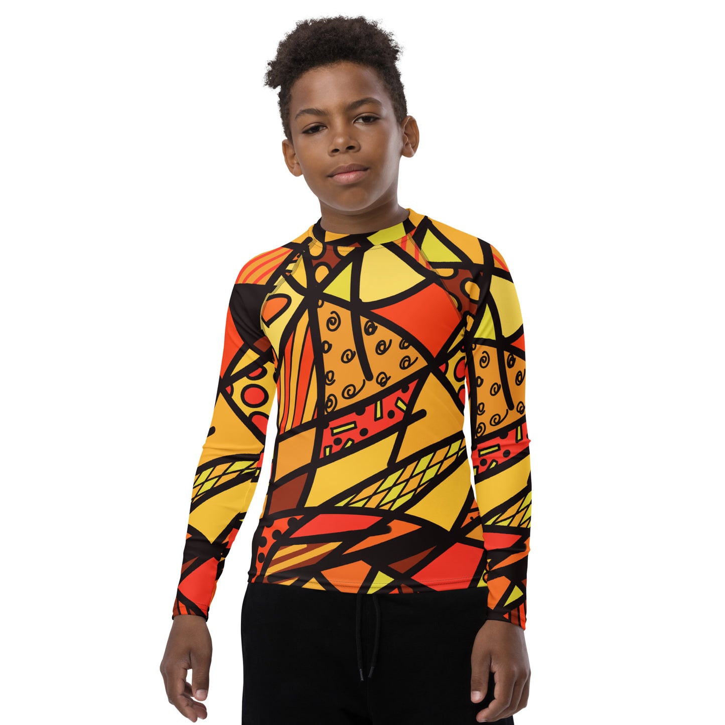 Shades of Color Youth Rash Guard