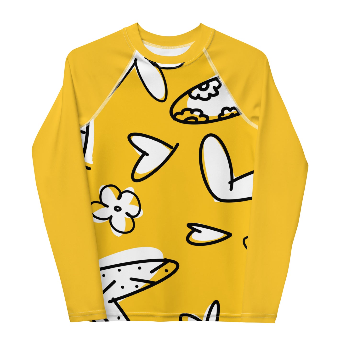 Yellow Youth Rash Guard