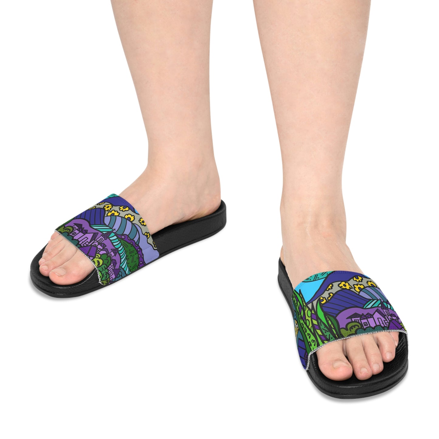 Starry Night Slide Sandals