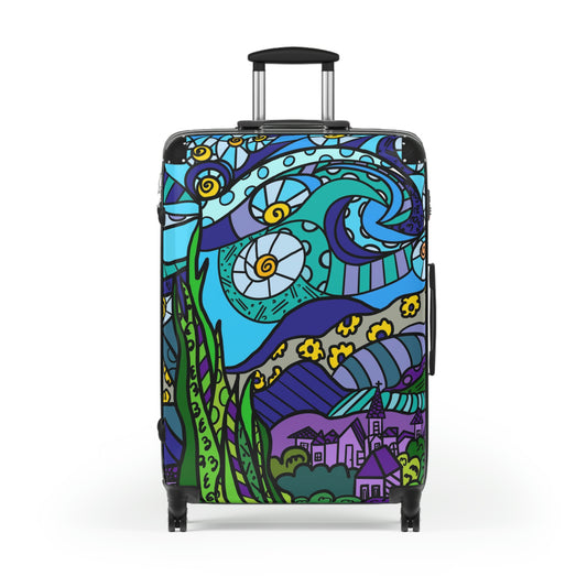 Starry Night Suitcases