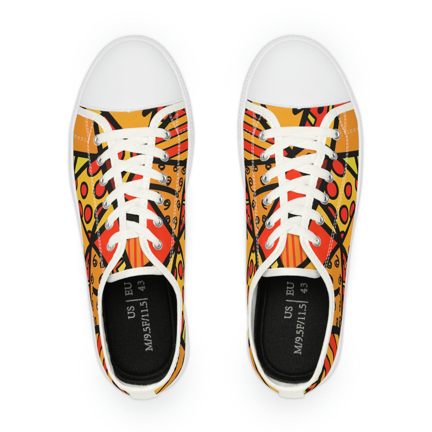 Shades of Color Men's Low Top Sneakers