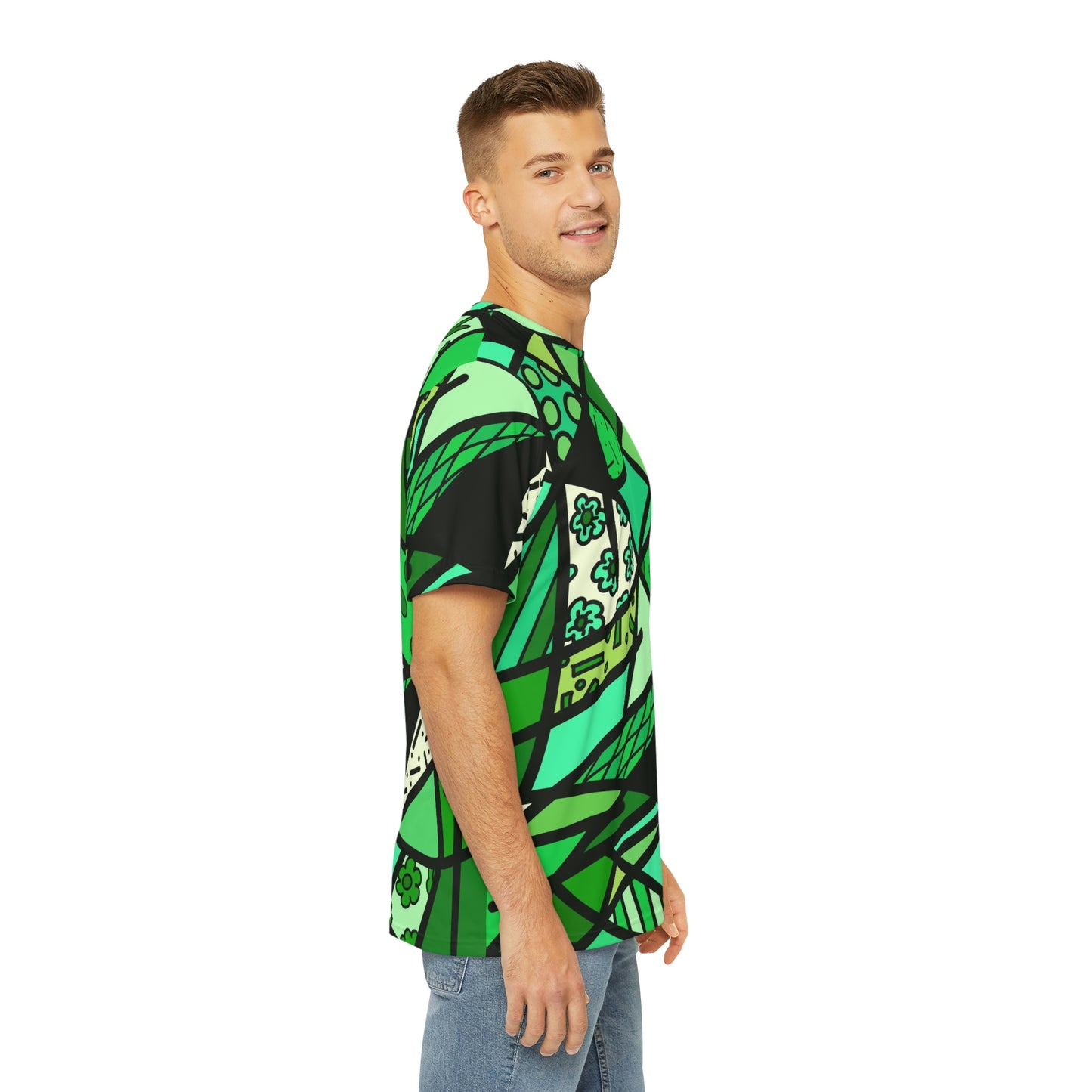 Shades of Color Men's Polyester Tee