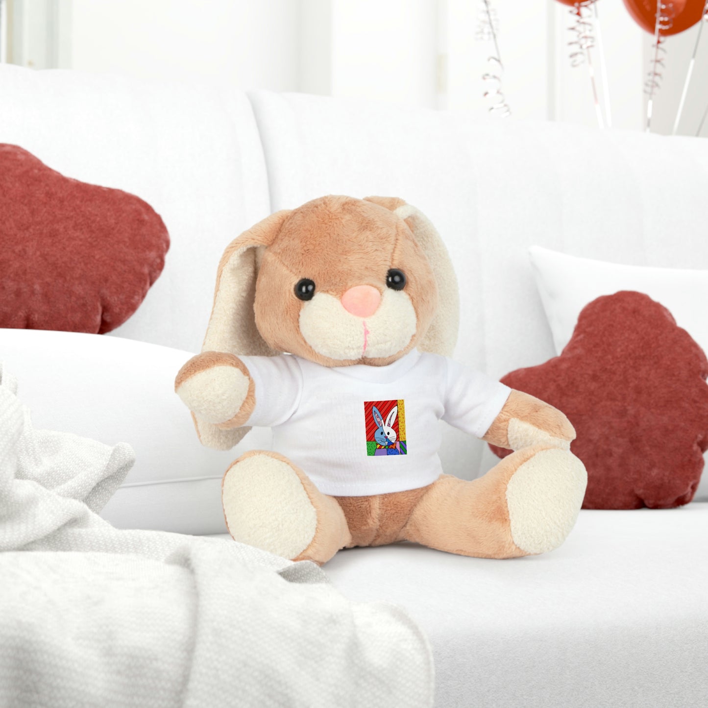 Bunny Plush Toy with T-Shirt