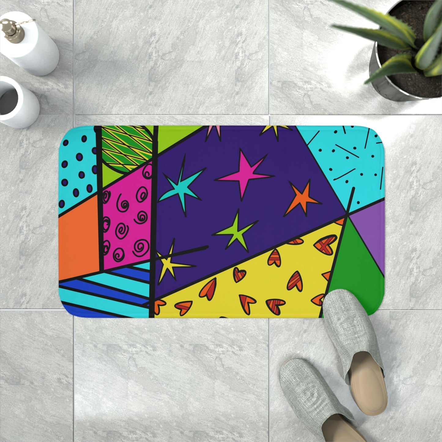 Summer Memory Foam Bath Mat