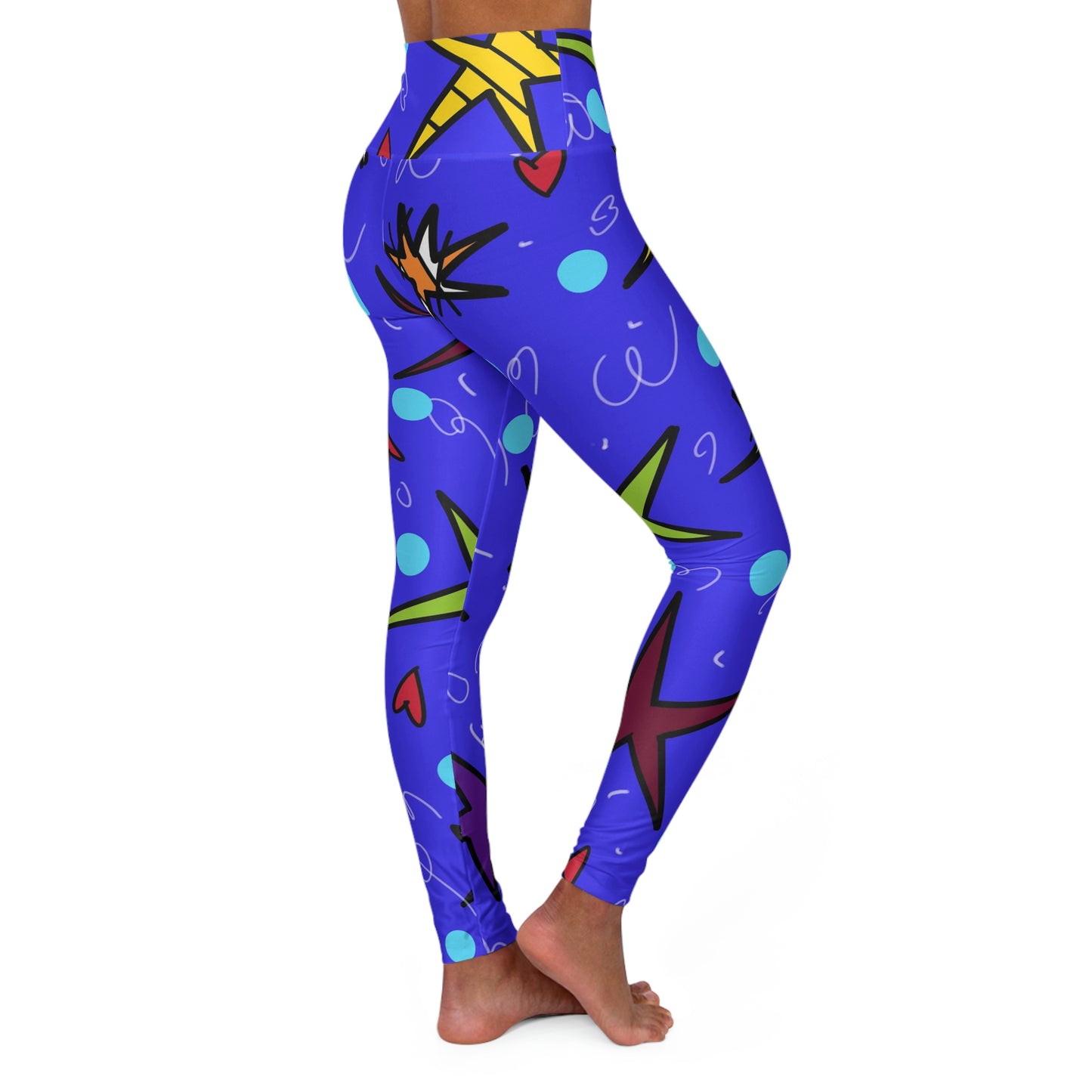 Stars High Waisted Yoga Leggings