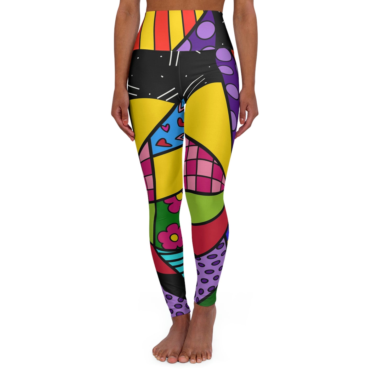 Africa High Waisted Yoga Leggings