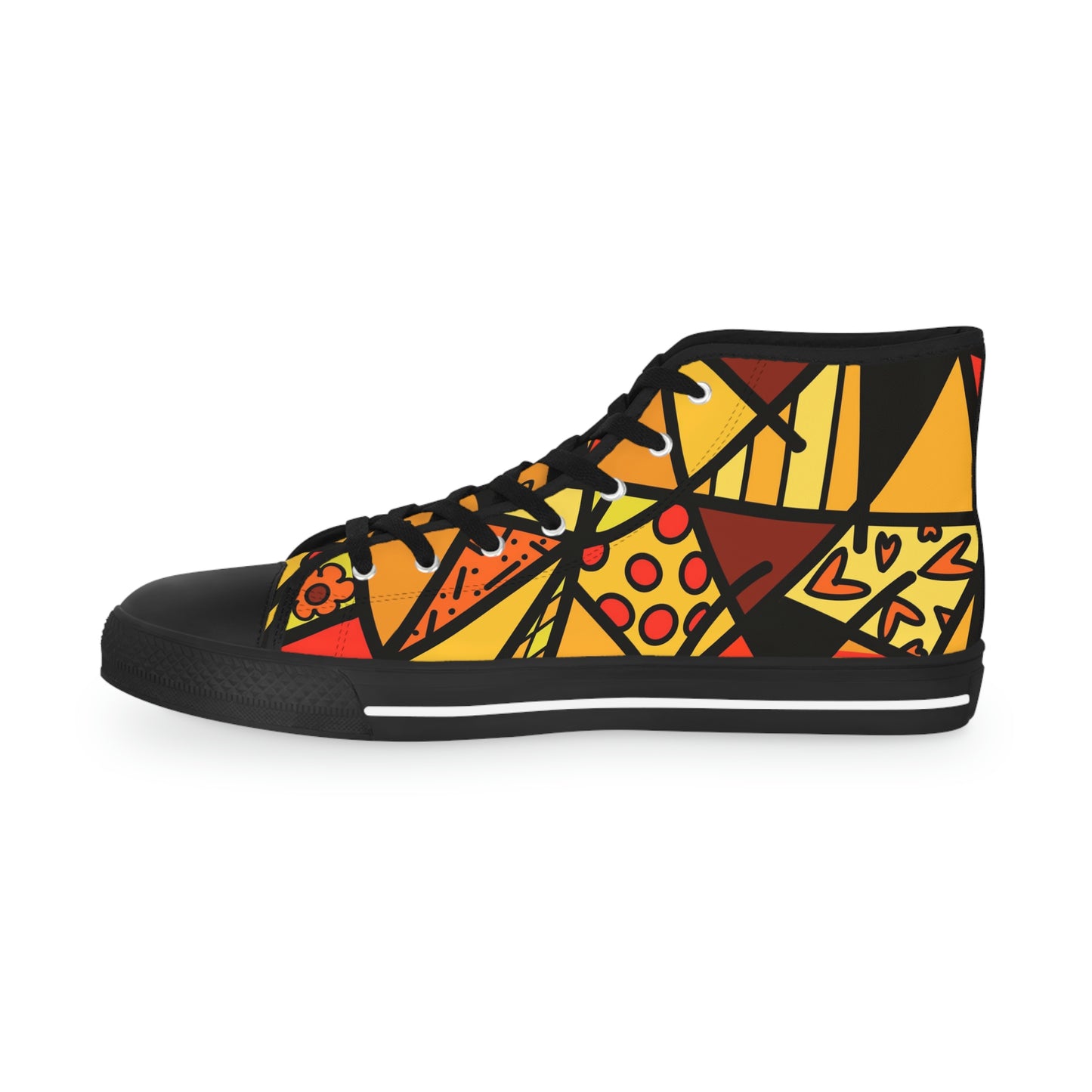 Shades of Color Men's High Top Sneakers