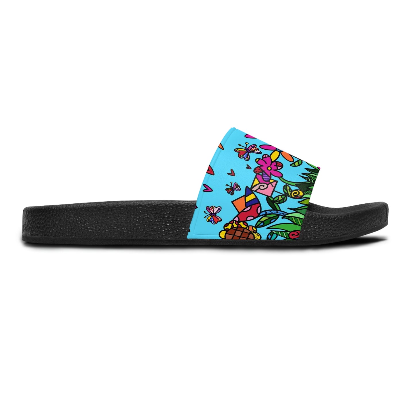 Flowers Women's Slide Sandals