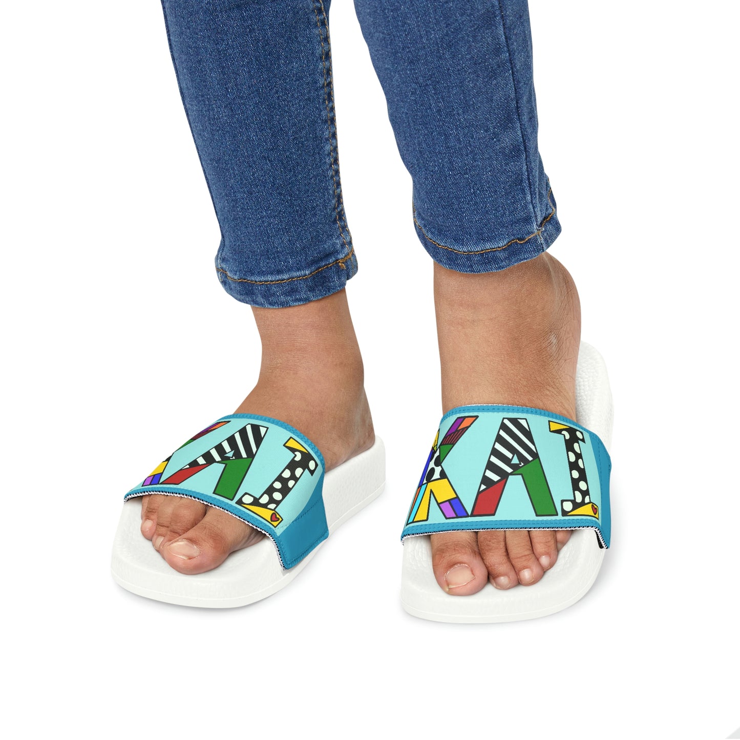 Name Youth Removable-Strap Sandals