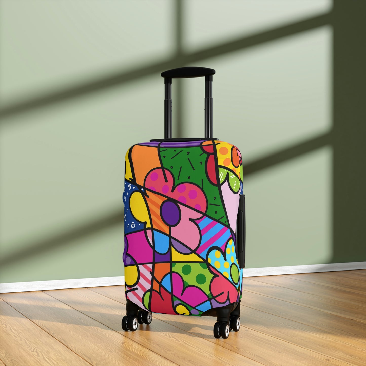 Flowers Luggage Cover