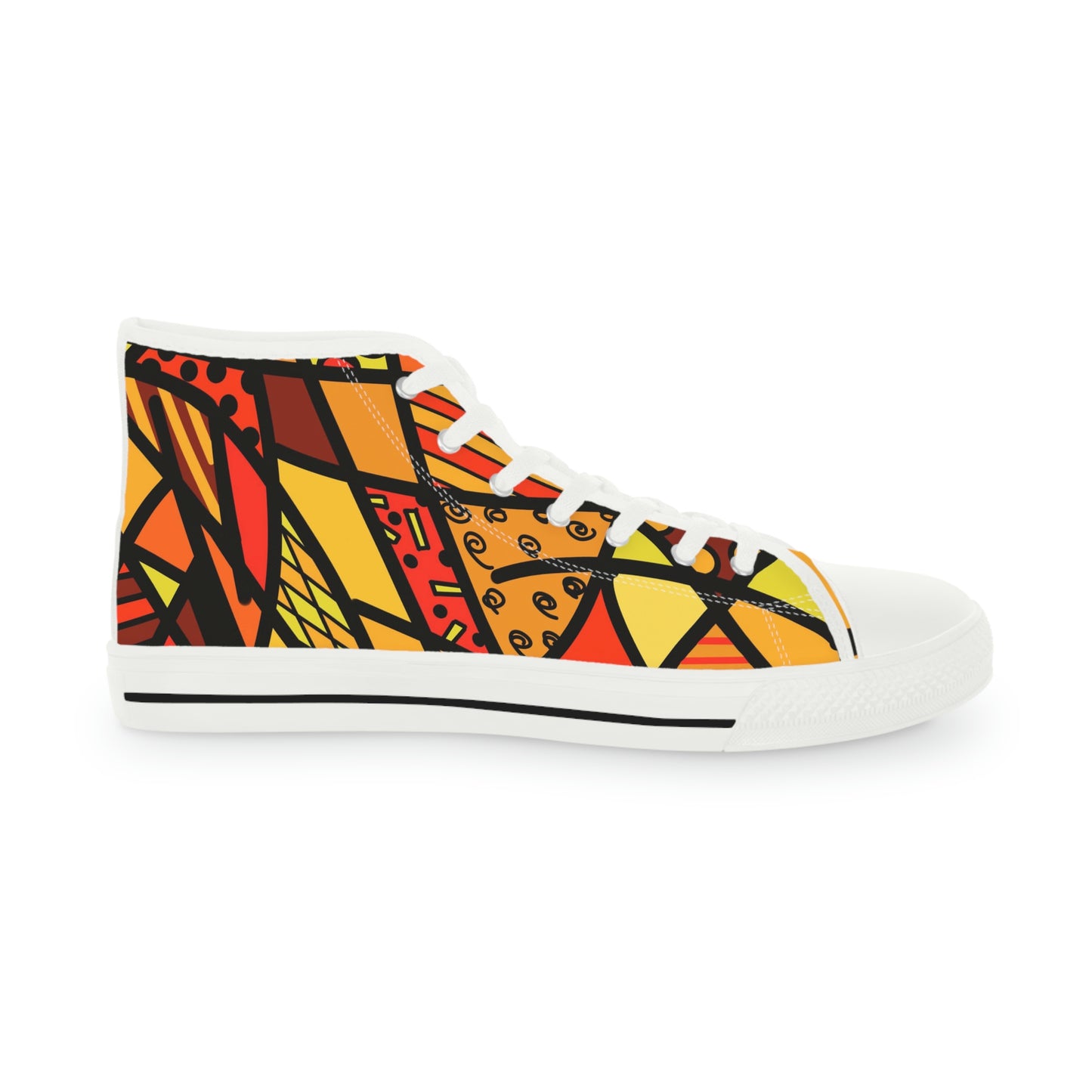 Shades of Color Men's High Top Sneakers