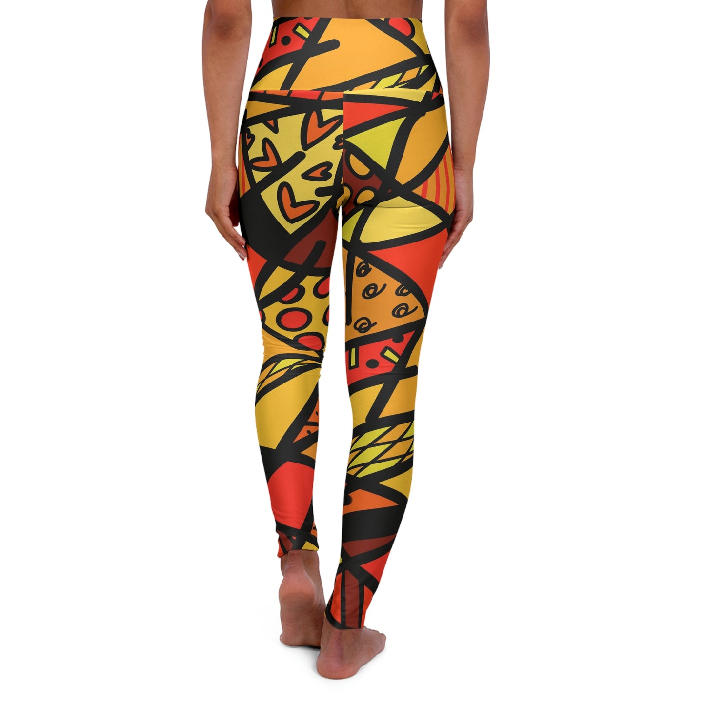 Shades of Color High Waisted Yoga Leggings