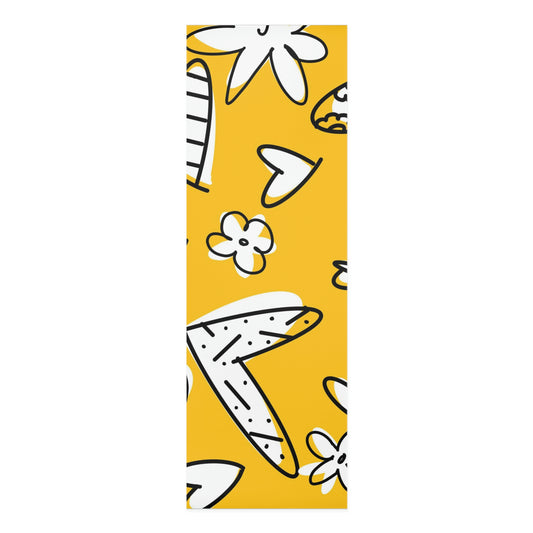 Lovely Yellow Foam Yoga Mat