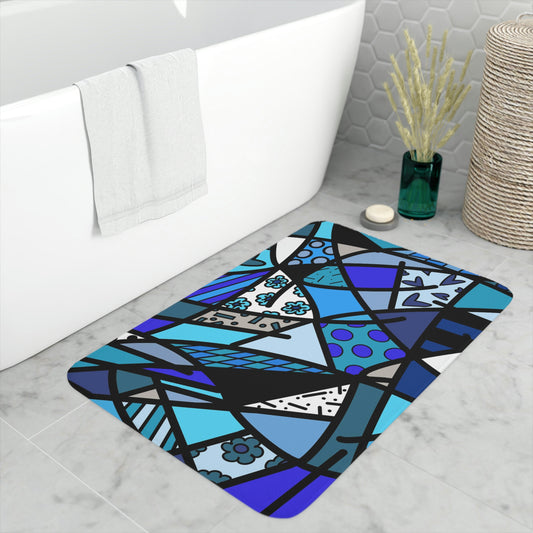 Shades of Color Memory Foam Bath Mat