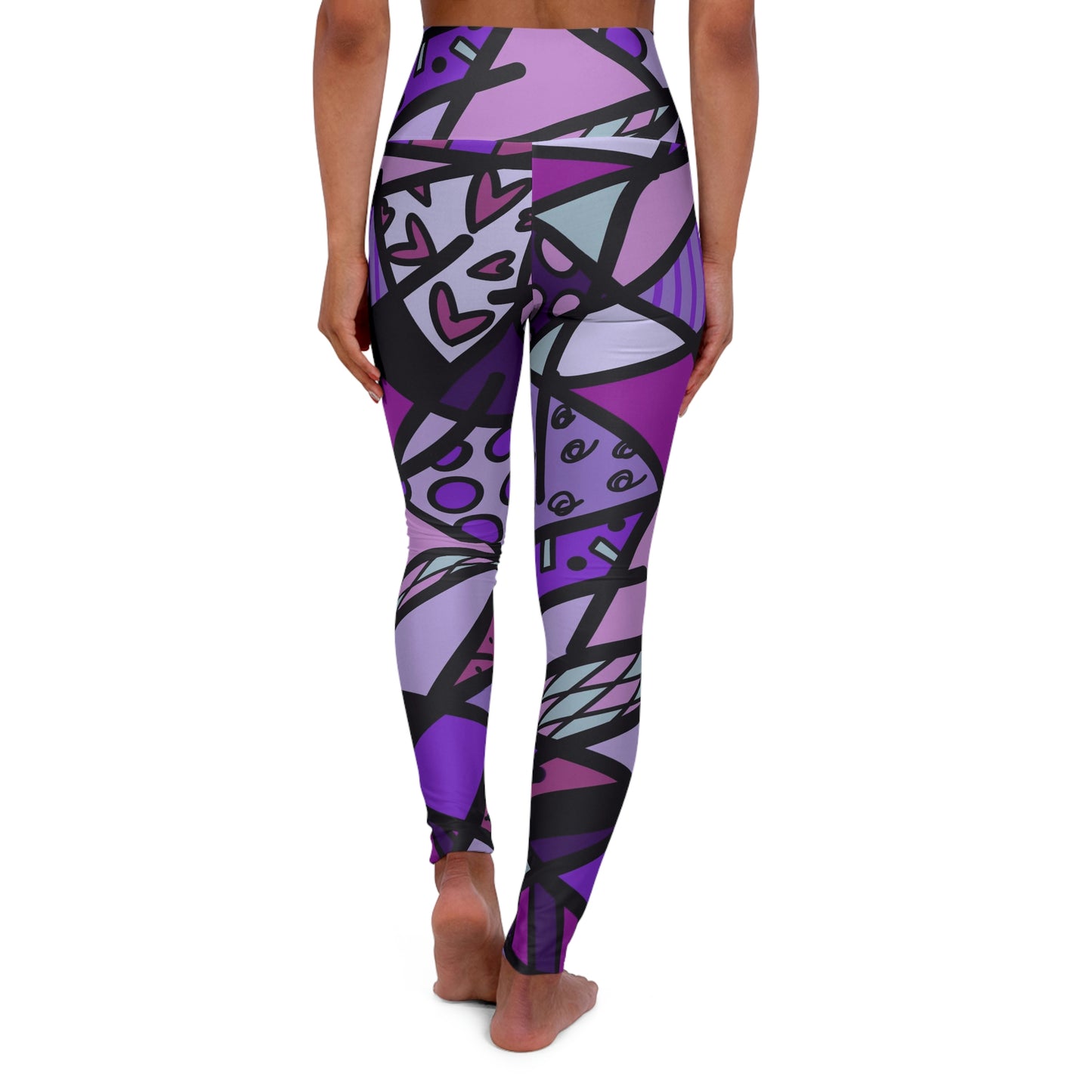 Shades of Color High Waisted Yoga Leggings