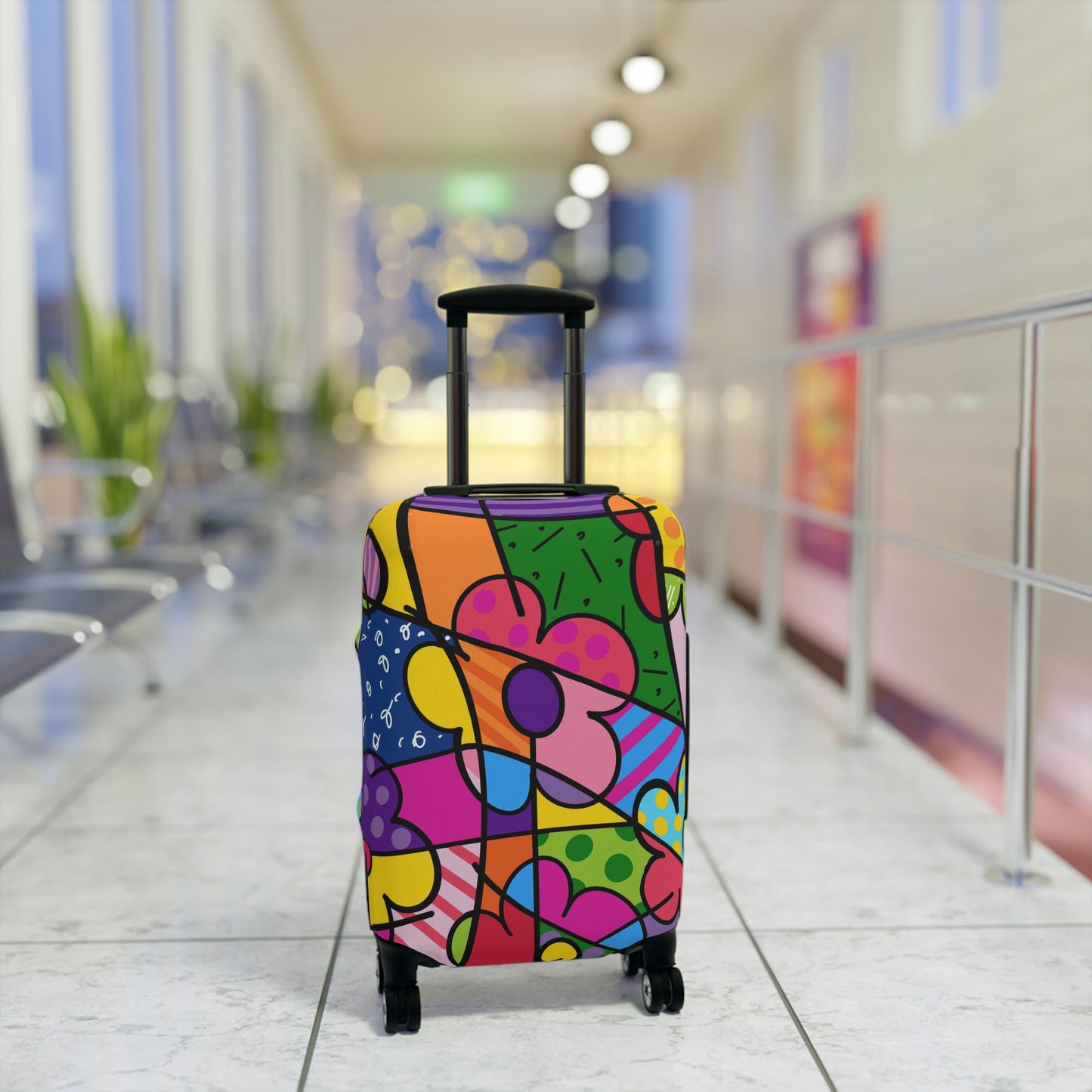 Flowers Luggage Cover