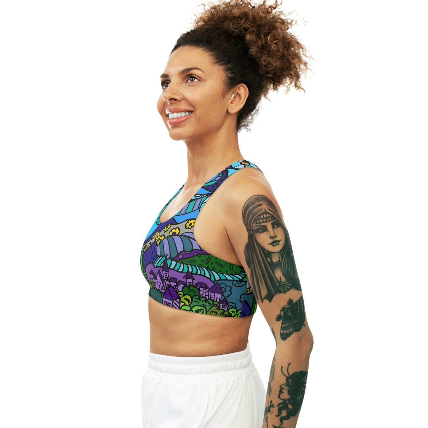 Starry Night Seamless Sports Bra