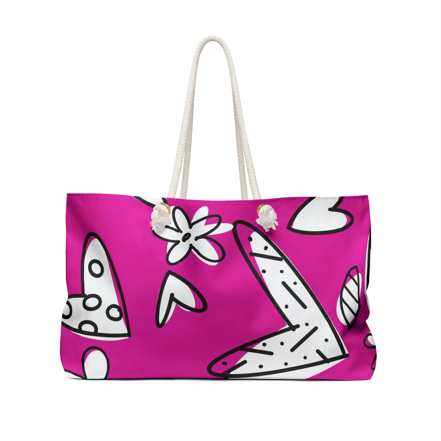 Lovely Magenta Weekender Bag