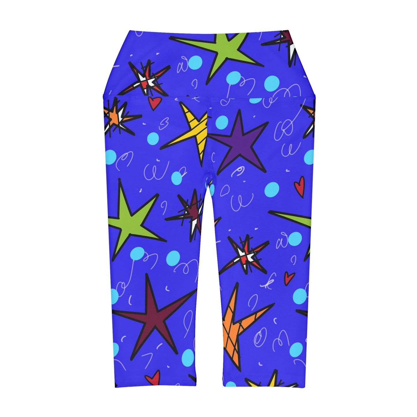 Stars Yoga Capri Leggings