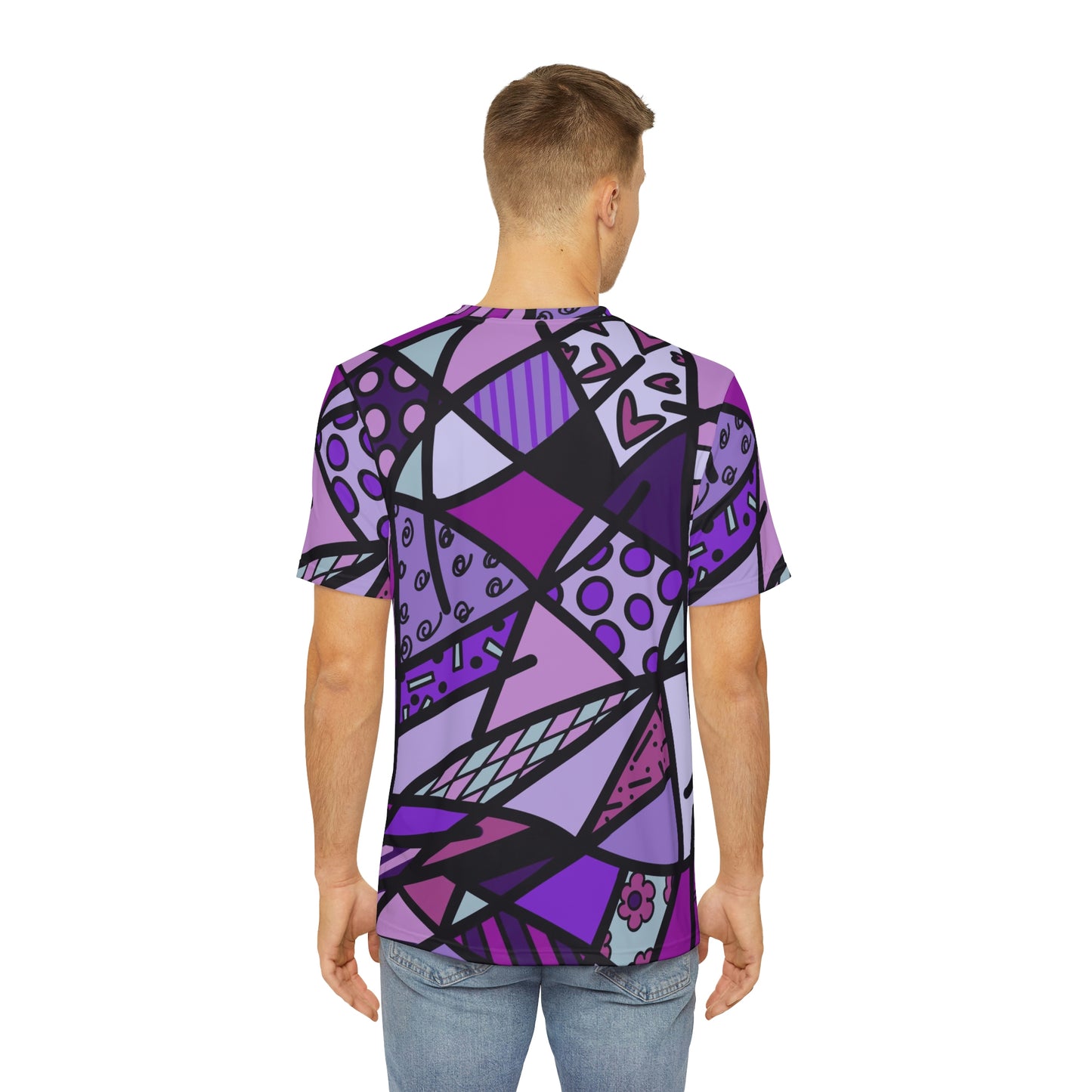 Shades of Color Men's Polyester Tee