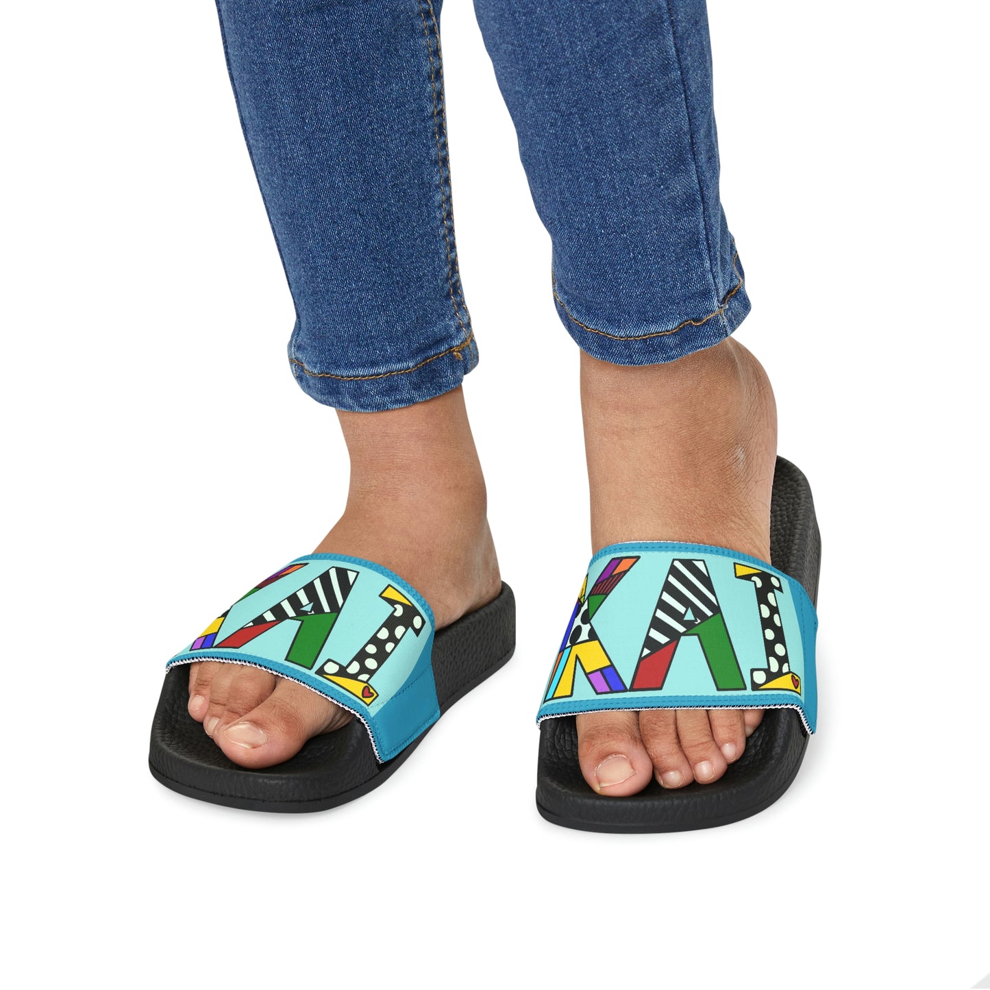 Name Youth Removable-Strap Sandals