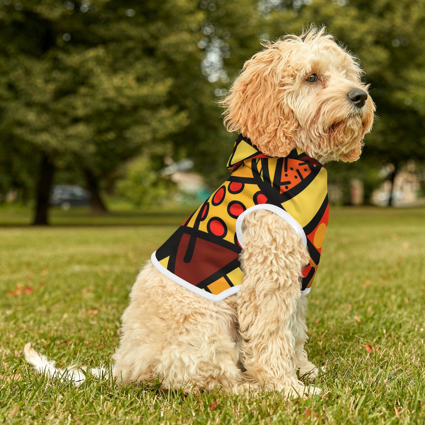 Shades of Color Dog Hoodie