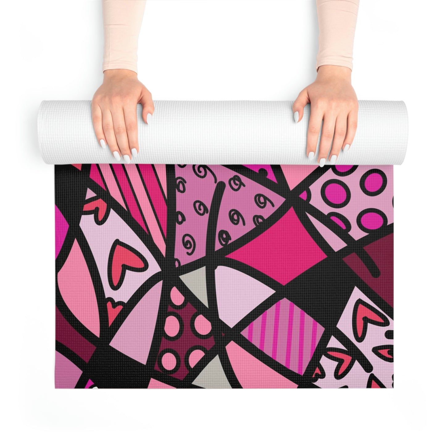 Shades of Colors Foam Yoga Mat